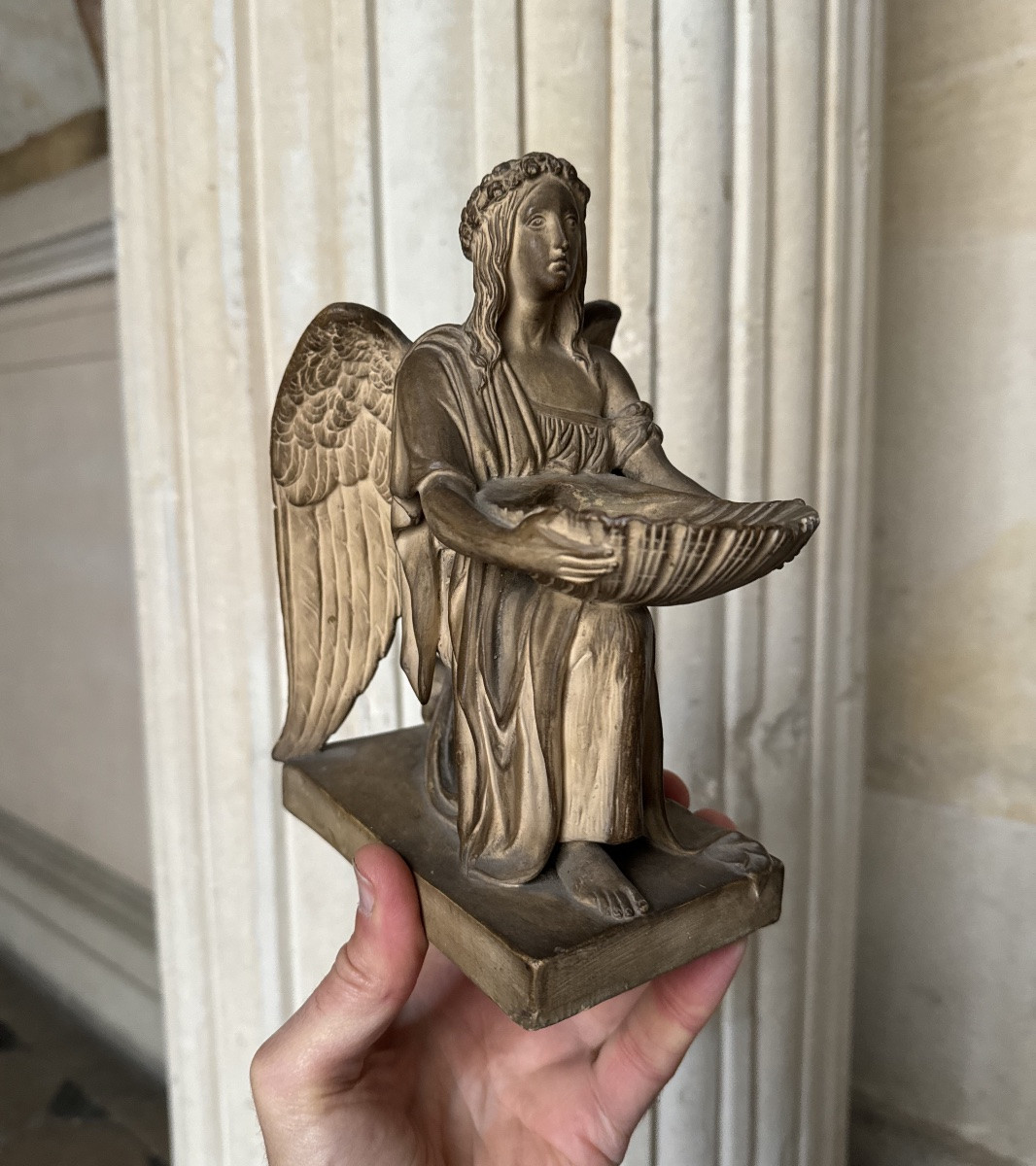 Bertel Thorvaldsen, Kneeling Angel In Terracotta -photo-2