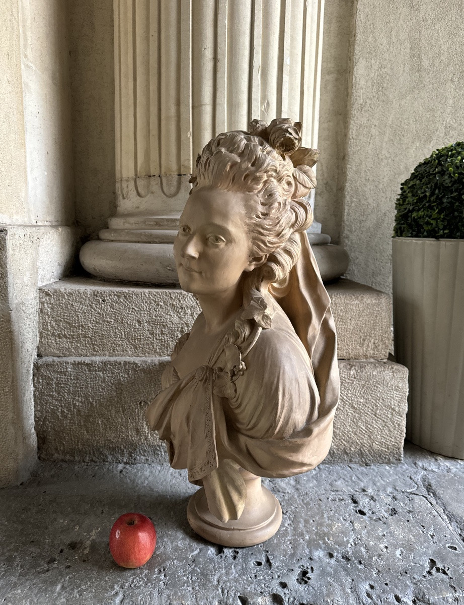 Mademoiselle Guimard, Terracotta Bust After Merchi-photo-3