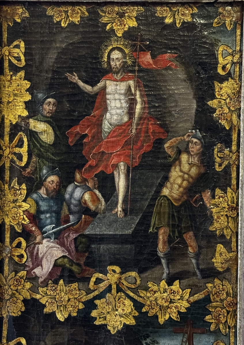 Scenes From The Life Of Christ, Pair Of Oil Paintings, Late 17th Century-photo-4