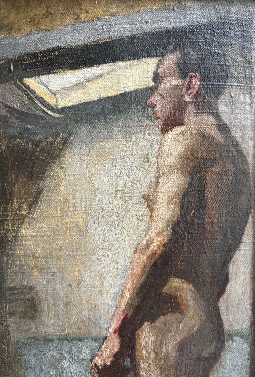 Academy Of Nude Man, By Jean -louis Gayral 1925-photo-2