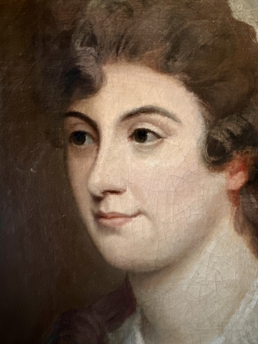 Portrait Of Lady Mary Godwin, Writer And Mother Of Mary Shelley, Late 18th Century-photo-3