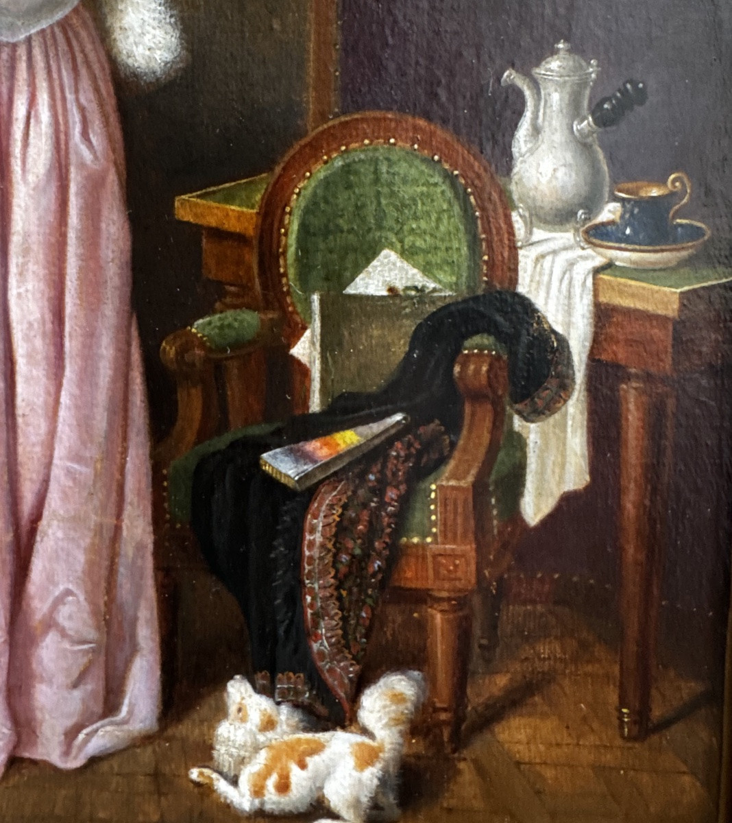 Le Triomphe De Minette, Dans Le Goût De Marguerite Gérard-photo-3