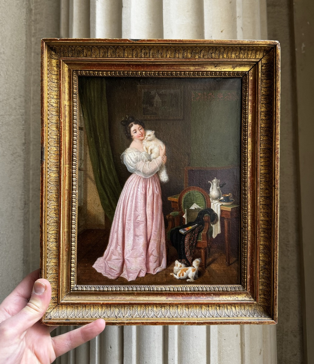 Le Triomphe De Minette, Dans Le Goût De Marguerite Gérard-photo-7