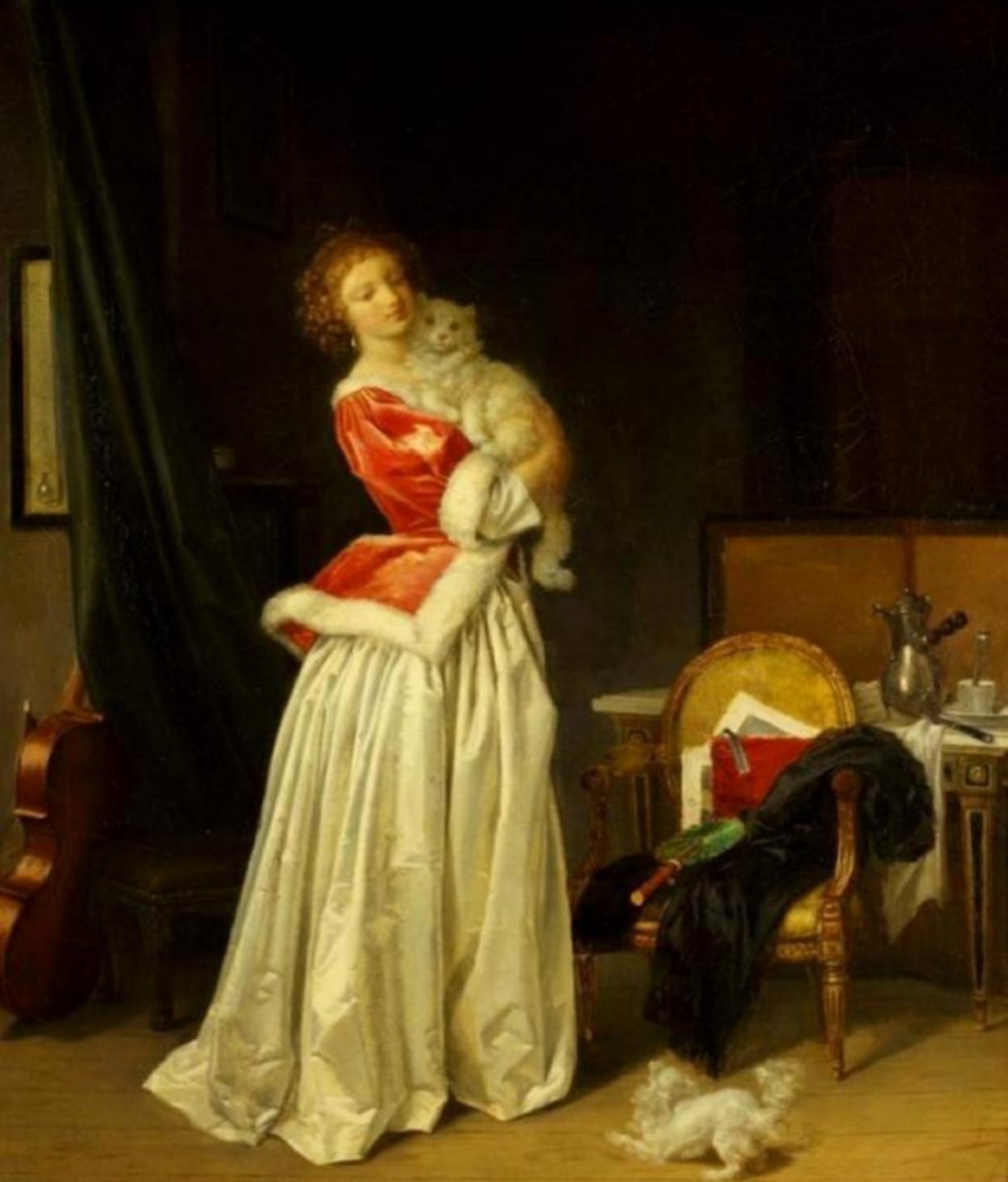 Le Triomphe De Minette, Dans Le Goût De Marguerite Gérard-photo-8