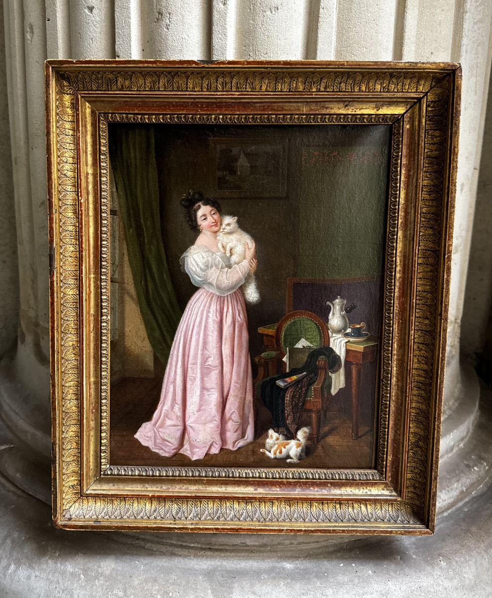 Le Triomphe De Minette, Dans Le Goût De Marguerite Gérard