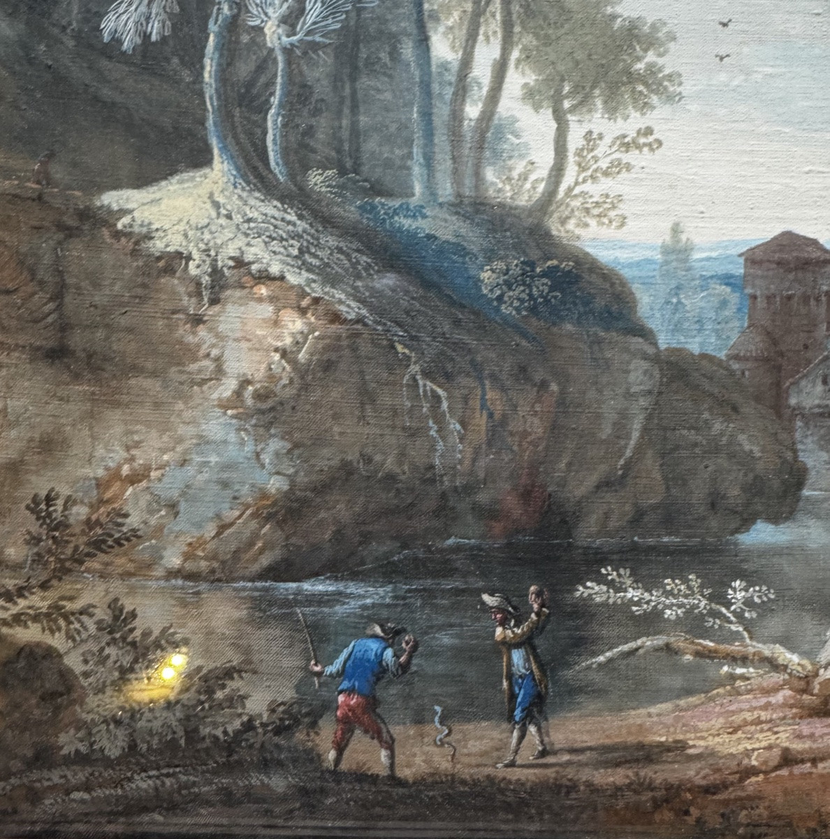 Paire De Gouaches 18ème Siècle Du Grand Tour-photo-4