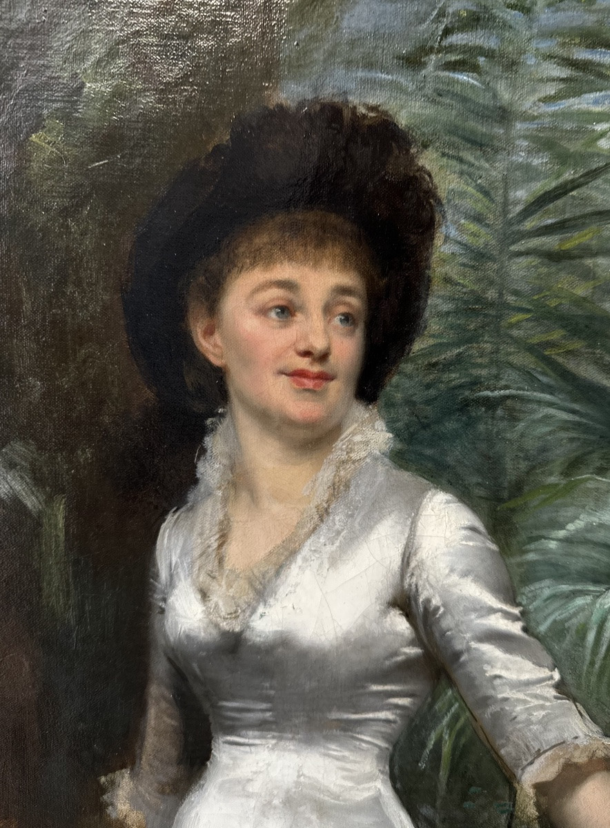 Portrait Of A Young Woman From The Belle époque -photo-1