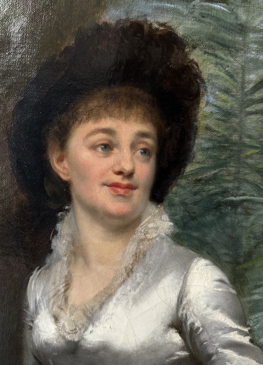 Portrait Of A Young Woman From The Belle époque -photo-2
