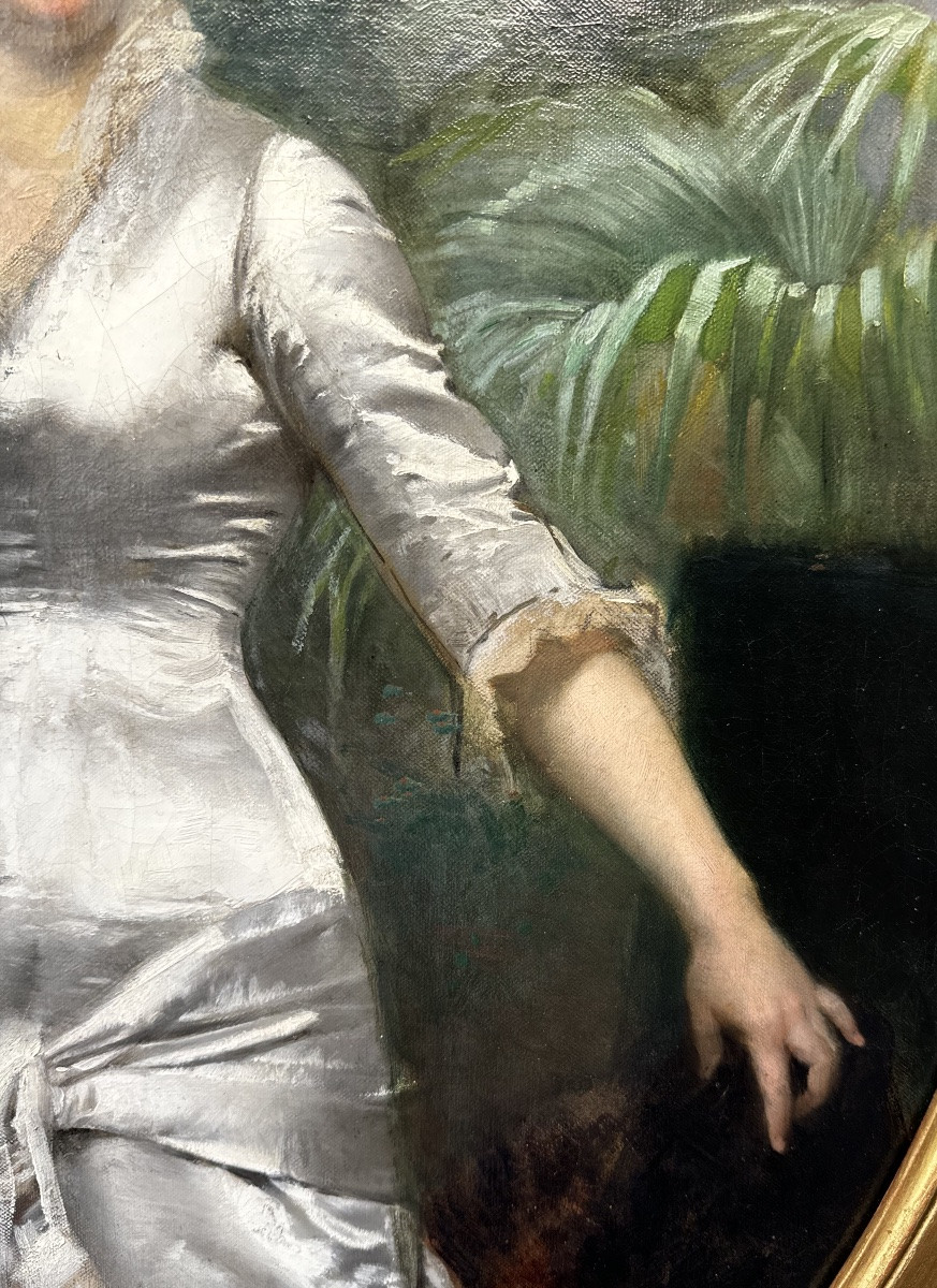 Portrait Of A Young Woman From The Belle époque -photo-3