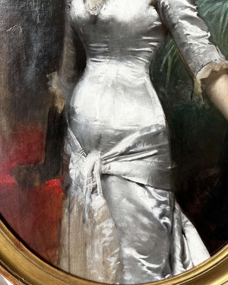 Portrait Of A Young Woman From The Belle époque -photo-4