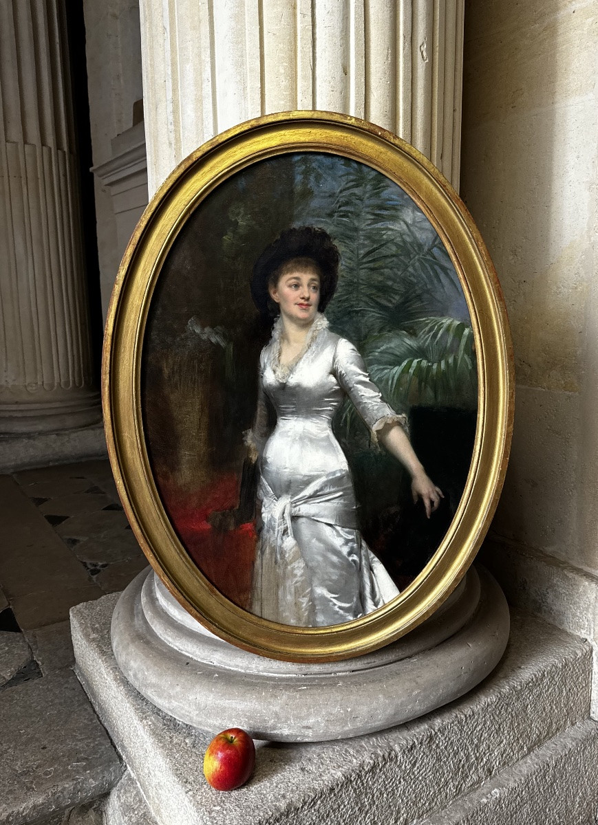 Portrait Of A Young Woman From The Belle époque -photo-6