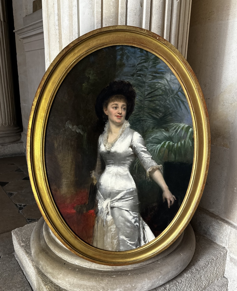 Portrait Of A Young Woman From The Belle époque 