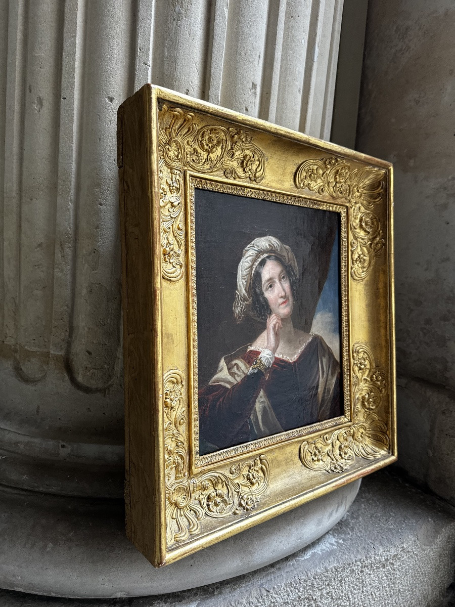 Portrait De La Comtesse De Valperga De Masin, Vers 1820-photo-1