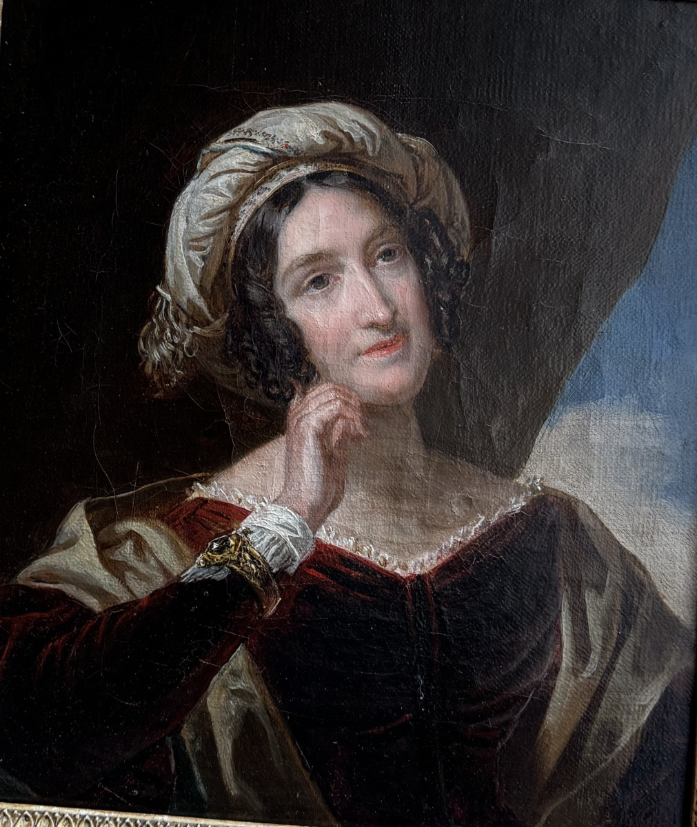 Portrait De La Comtesse De Valperga De Masin, Vers 1820-photo-4