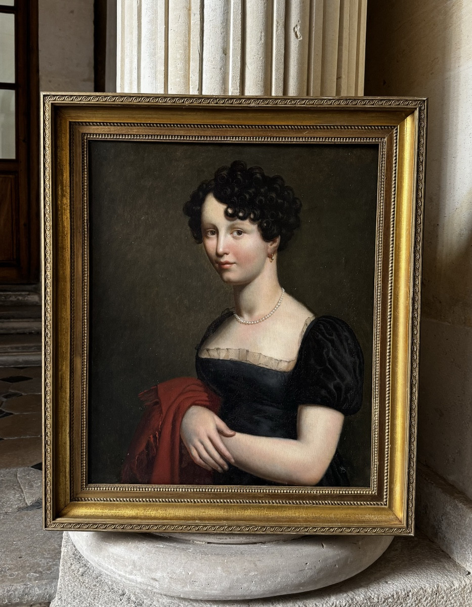 Portrait de Jeune Femme Vers 1830