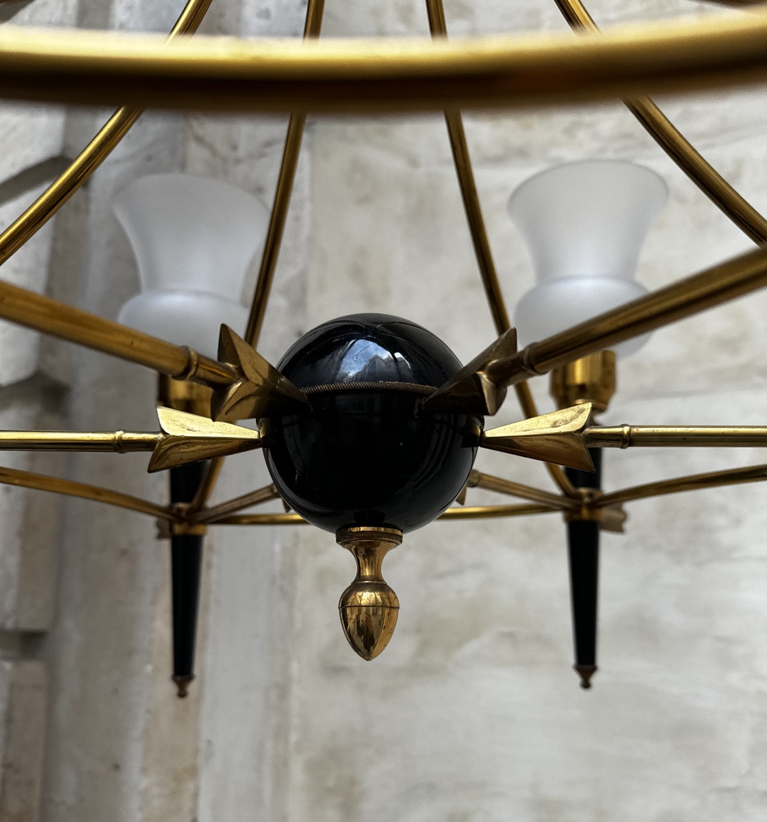 Lustre Néo-Empire Maison Jansen (dans le goût de)-photo-2