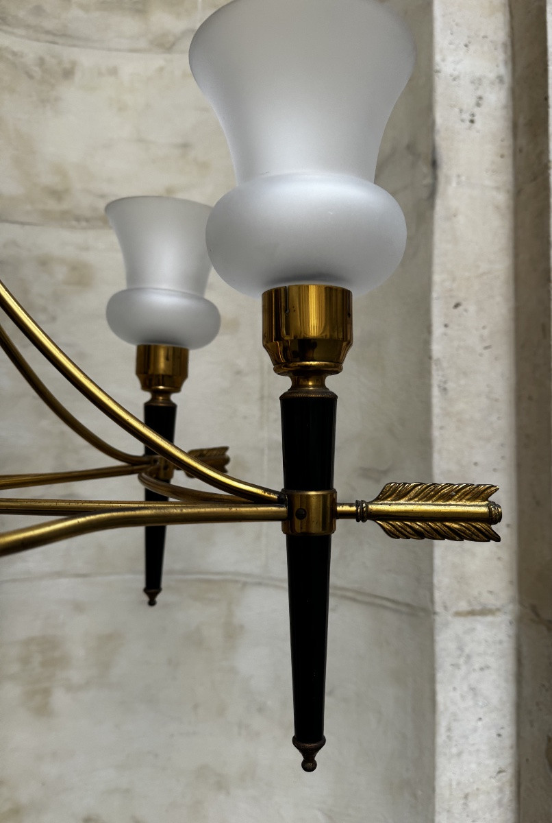 Lustre Néo-Empire Maison Jansen (dans le goût de)-photo-4