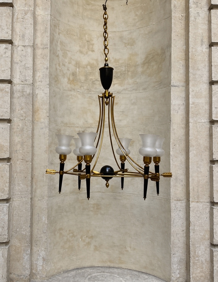 Lustre Néo-Empire Maison Jansen (dans le goût de)