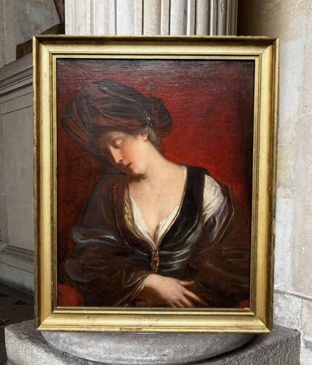 Sleeping Woman In A Turban, Early 18th Century