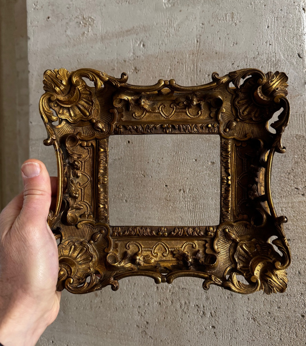 Louis XV Style Gilt Bronze Frame-photo-2