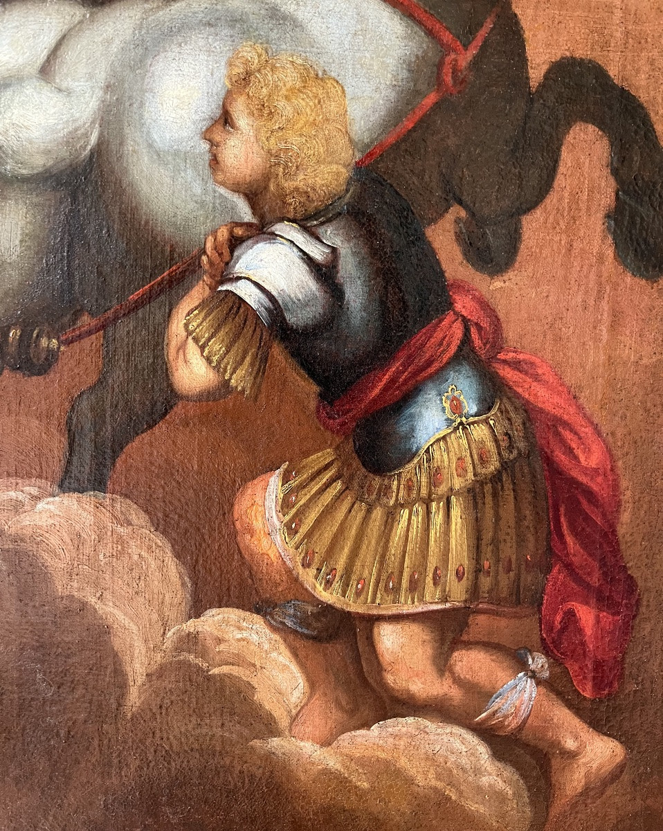 Apollo And Phaethon, Oil On Canvas, Early 18th Century -photo-2