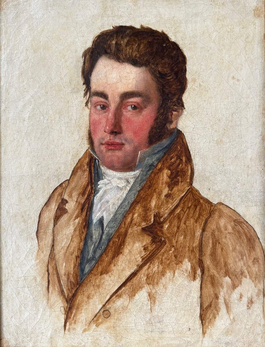 Portrait Of A Man In A Redingote About 1820-photo-1