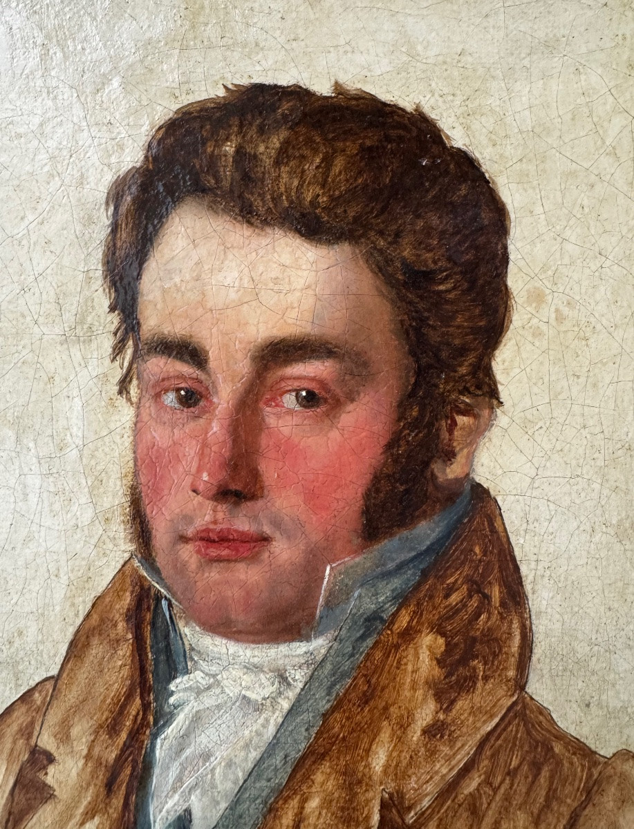 Portrait Of A Man In A Redingote About 1820-photo-2