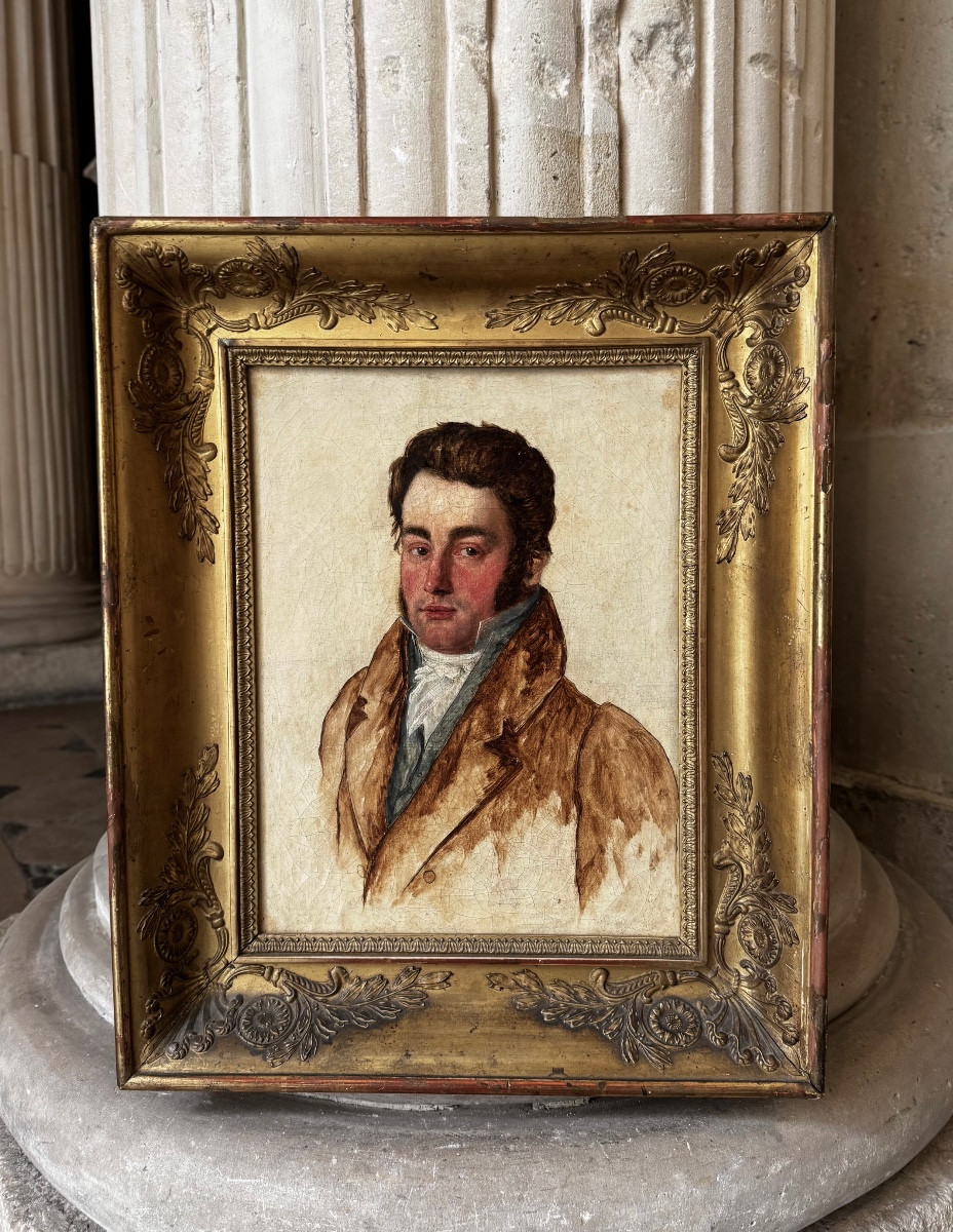 Portrait Of A Man In A Redingote About 1820