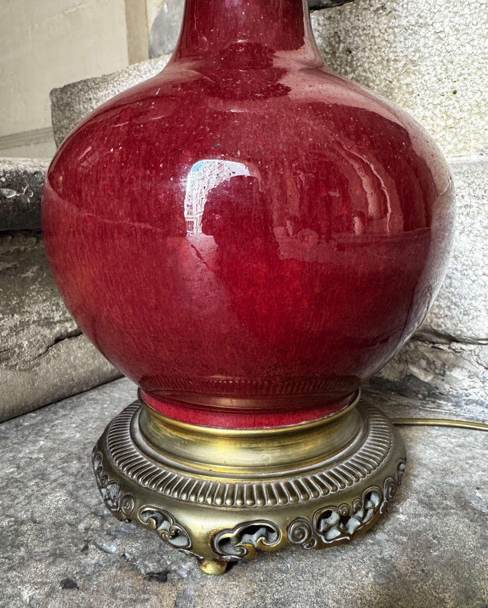 Paire De Lampes À Pétrole, Maison Gagneau Fin 19ème Siècle -photo-3