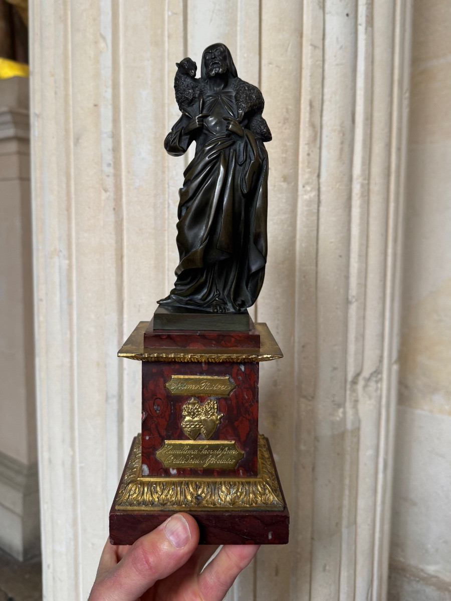 Paire De Statuettes Religieuses, Italie 1839-photo-3