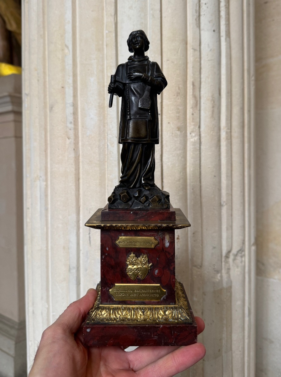 Paire De Statuettes Religieuses, Italie 1839-photo-4