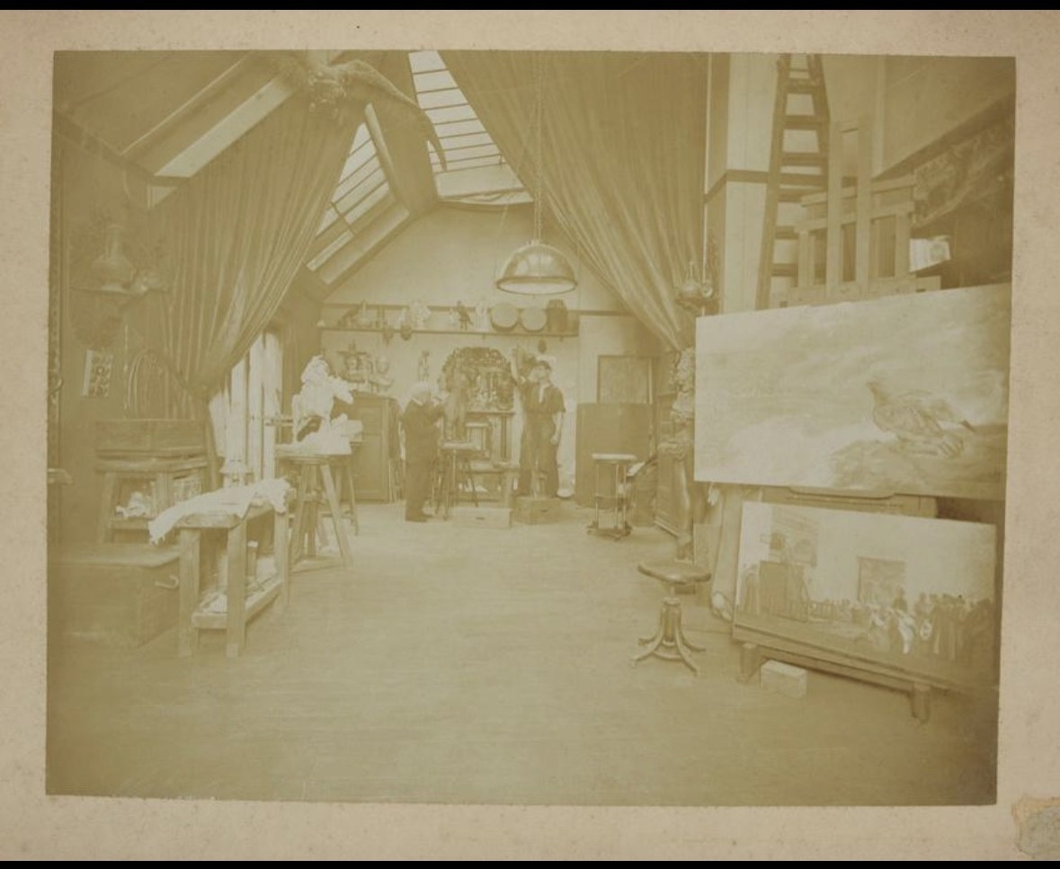 L’Atelier De Gabriel Ferrier, Par Joseph Émile Palmero En 1908-photo-4