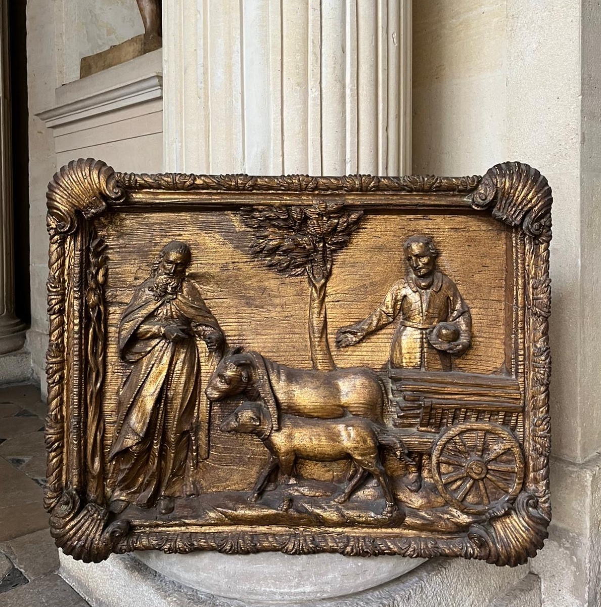 Pair Of Bas-reliefs Based On An Episode From The Bible 18th Century-photo-2