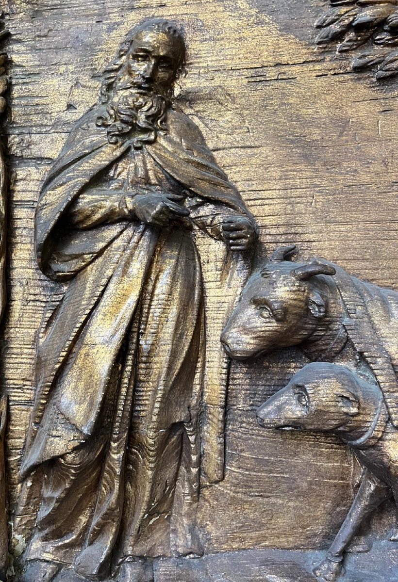 Pair Of Bas-reliefs Based On An Episode From The Bible 18th Century-photo-3