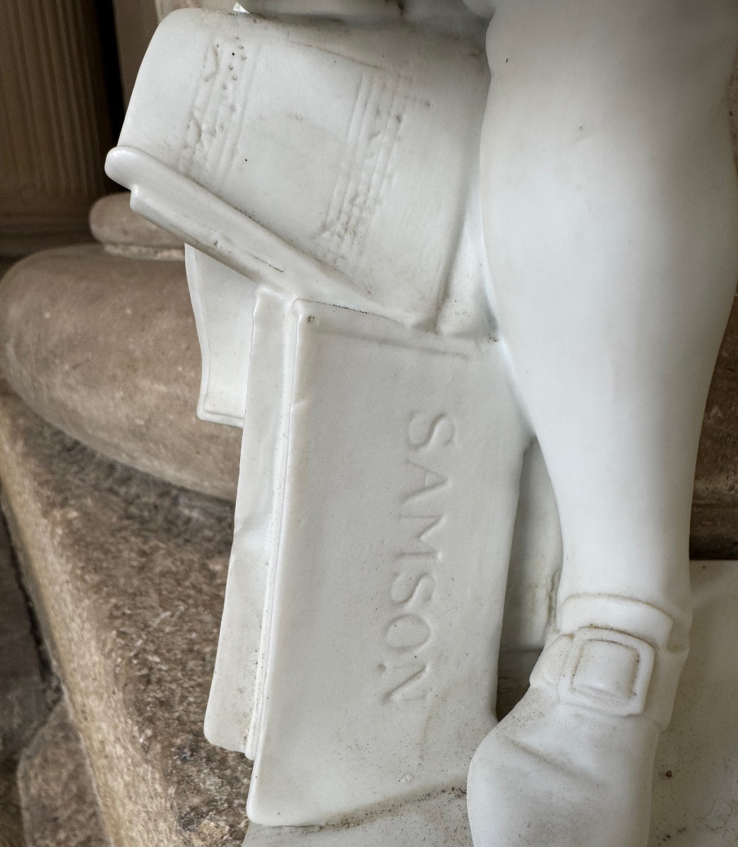 Georg Friedrich Haendel, Large 19th Century Bisque Statuette, Sèvres (in The Spirit Of)-photo-6