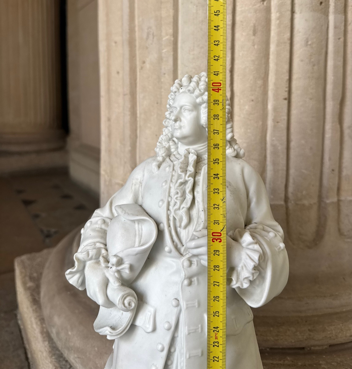 Georg Friedrich Haendel, Large 19th Century Bisque Statuette, Sèvres (in The Spirit Of)-photo-8