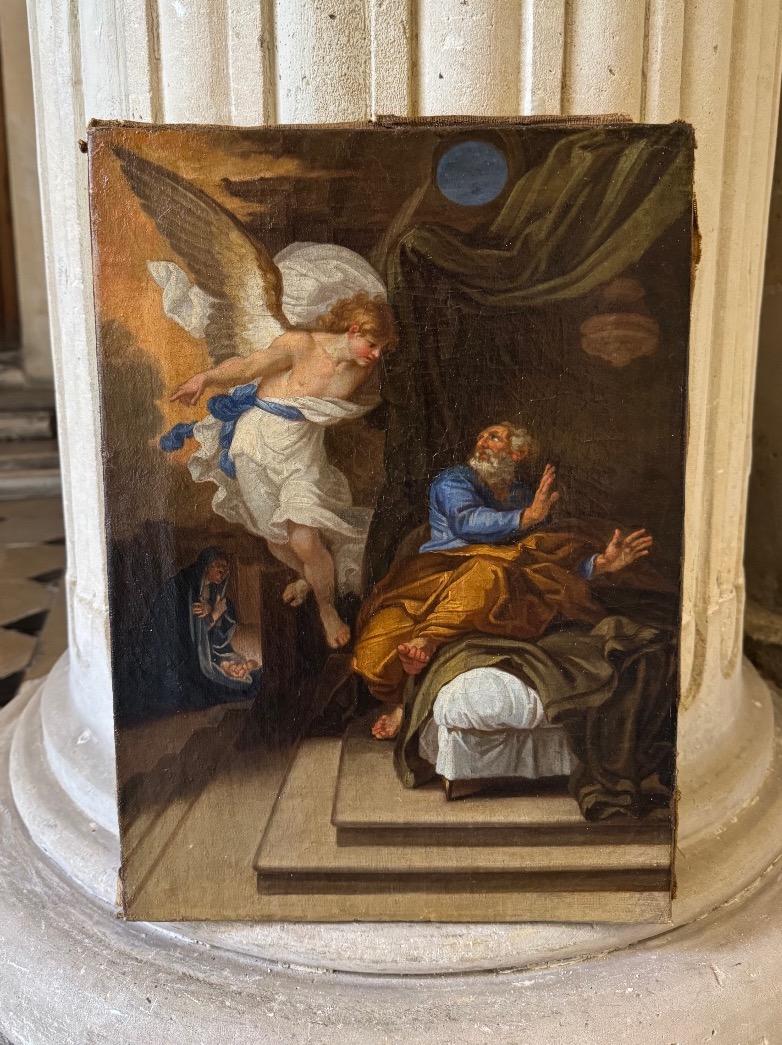 L’Apparition De L’Ange À Saint Joseph, Nicolas Mignard Vers 1670