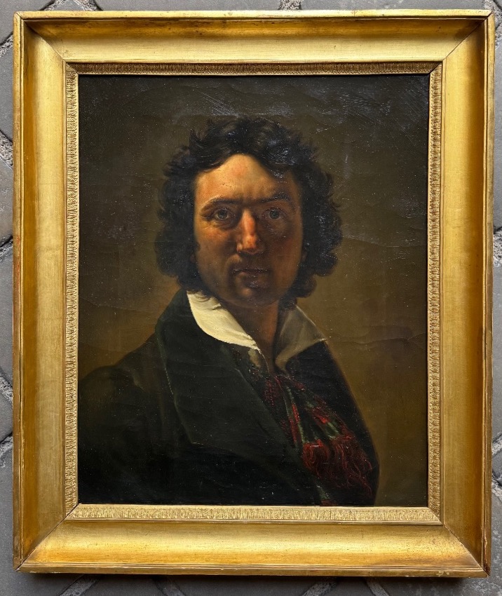 Self-portrait By Jean-baptiste Paulin-guérin, Artist’s Studio, C. 1820-photo-2