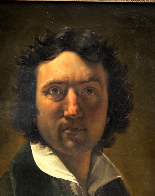 Self-portrait By Jean-baptiste Paulin-guérin, Artist’s Studio, C. 1820-photo-3