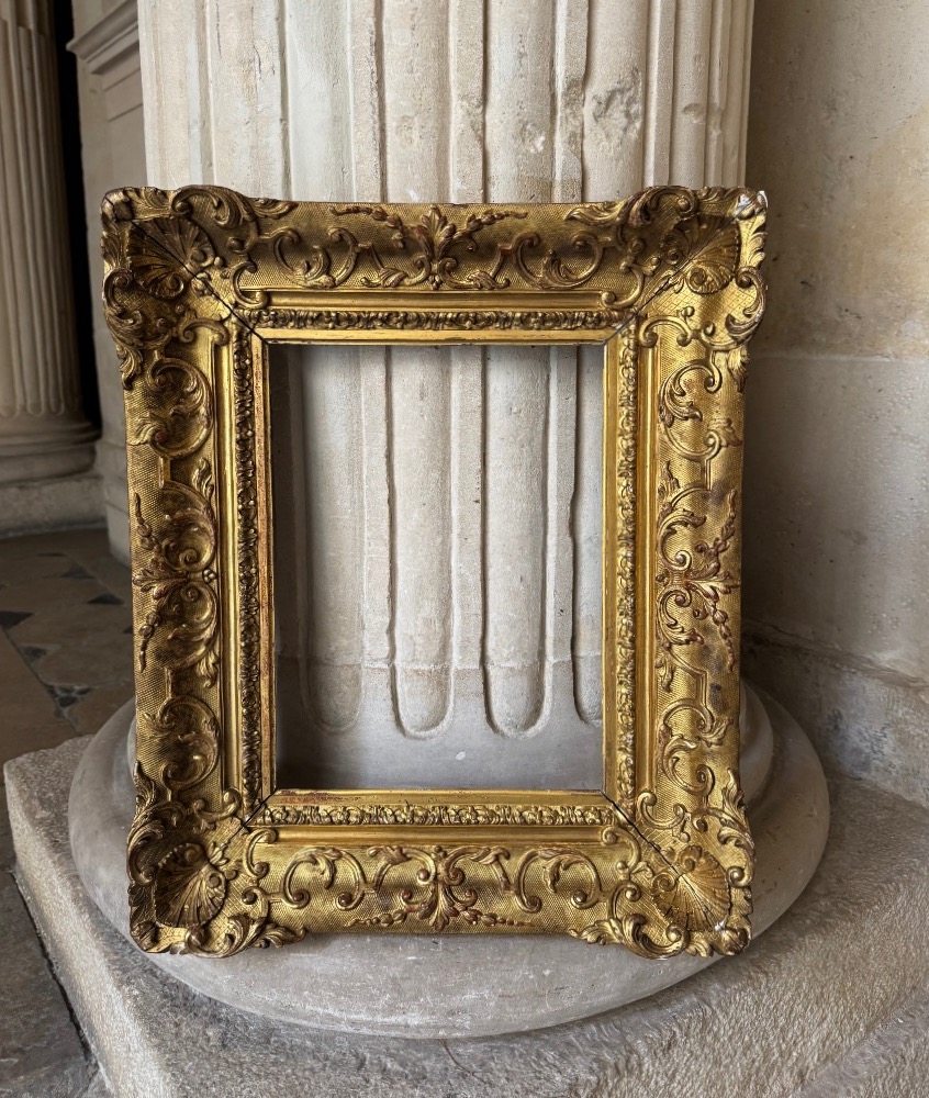 Antique Gilded Wooden Louis XV Frame-photo-2