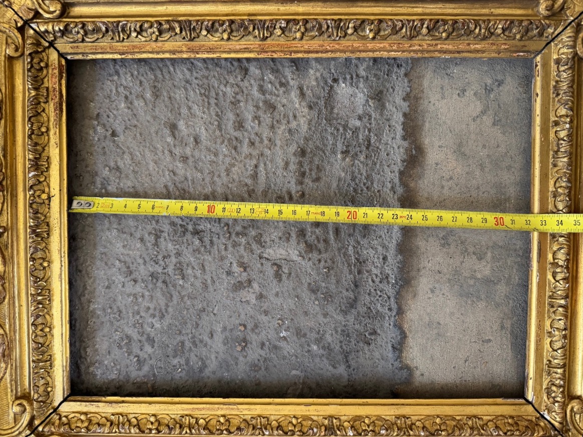 Antique Gilded Wooden Louis XV Frame-photo-7