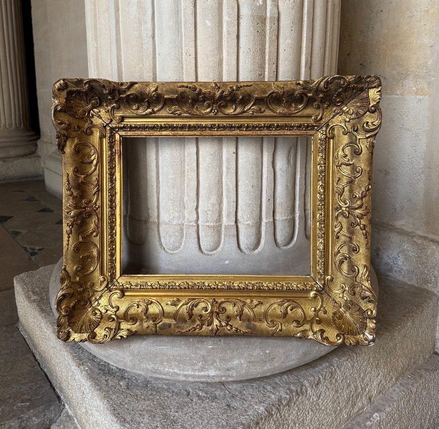 Antique Gilded Wooden Louis XV Frame