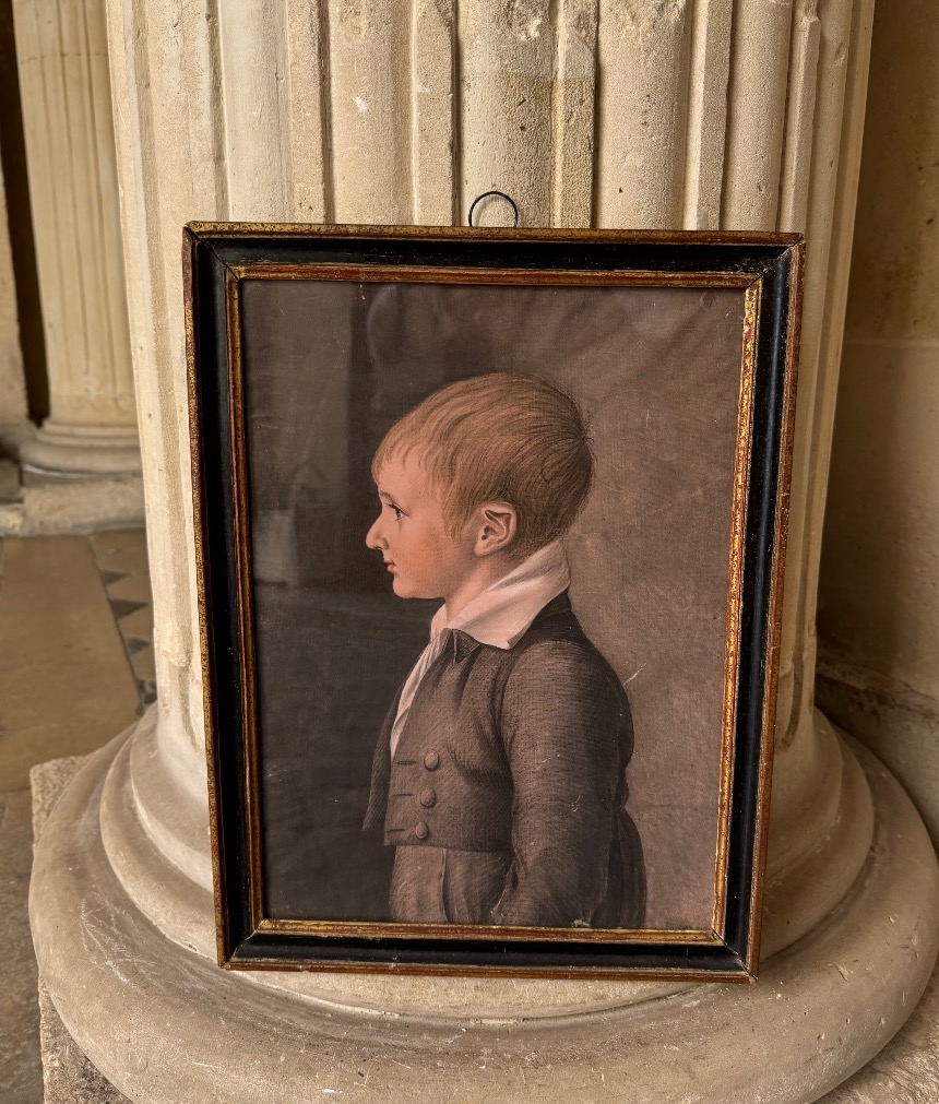 Portrait Of A Young Boy, Physionotrace, Circa 1800-photo-3