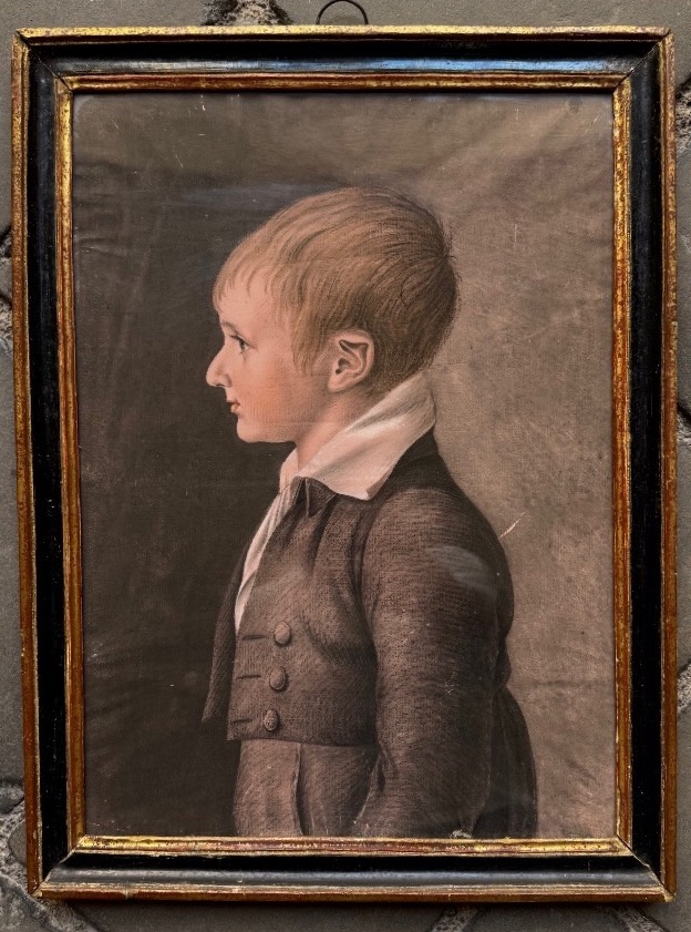 Portrait d’Un Garçonnet, Physionotrace Vers 1800