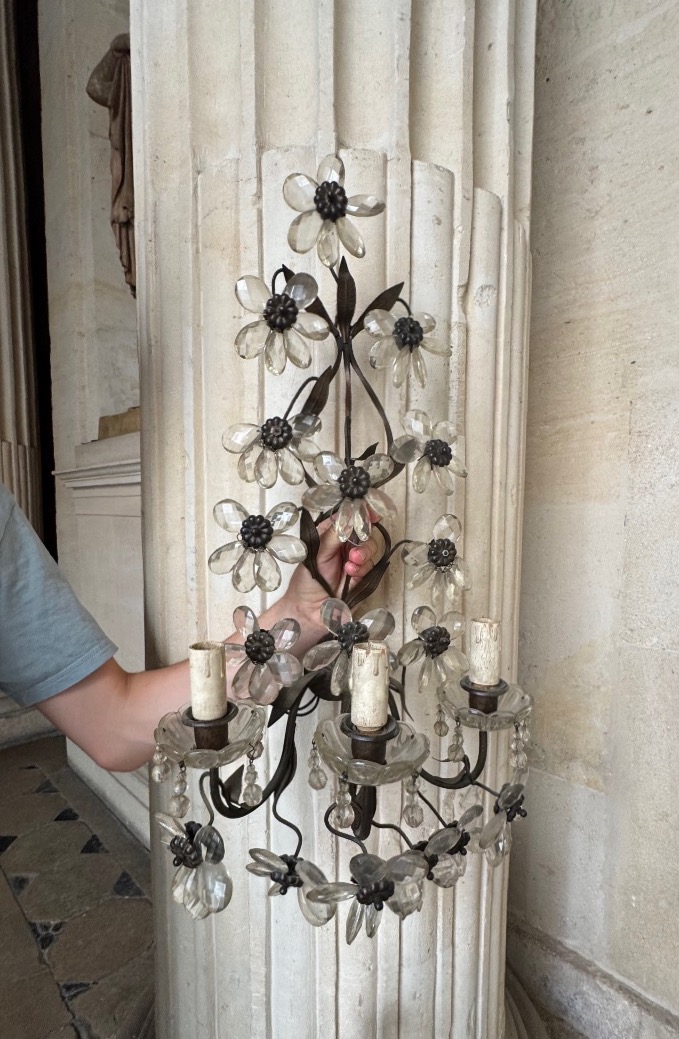 Pair Of Wall Sconces In The Baguès Style-photo-2