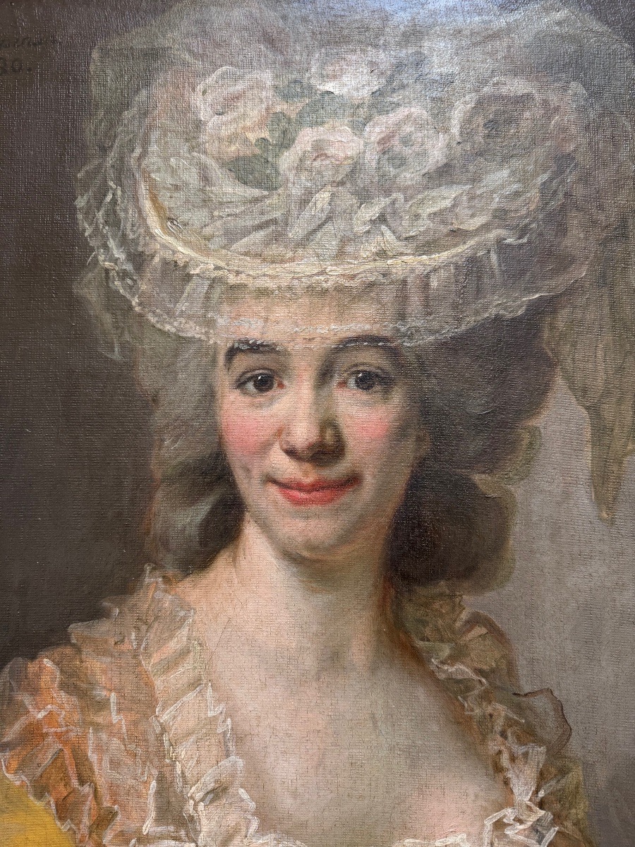 Pair Of Portraits By Jules Ernest Heinsius, 1780-photo-3