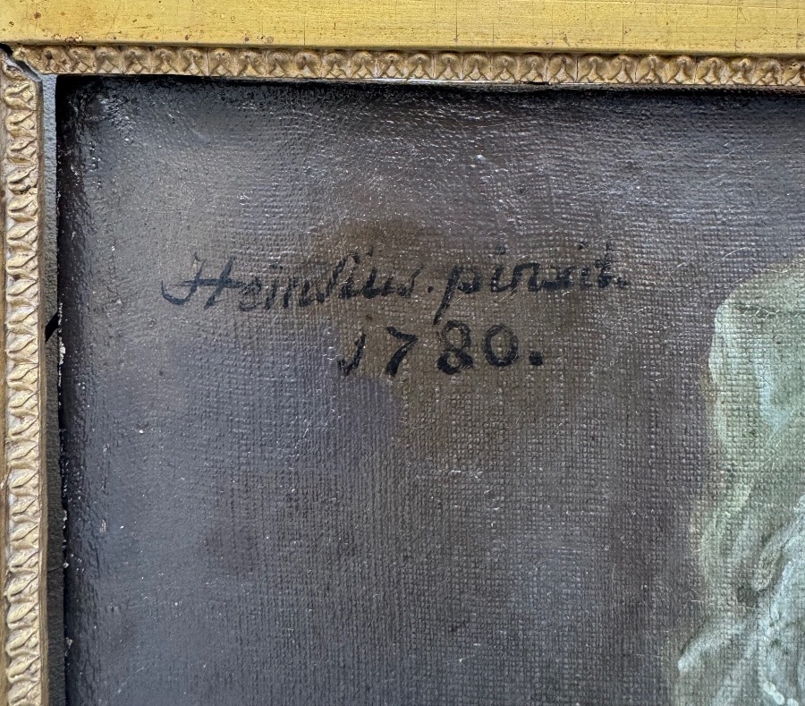 Pair Of Portraits By Jules Ernest Heinsius, 1780-photo-3