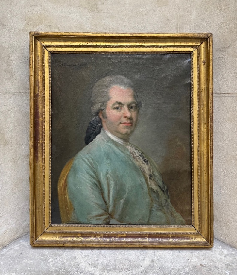 Pair Of Portraits By Jules Ernest Heinsius, 1780-photo-4