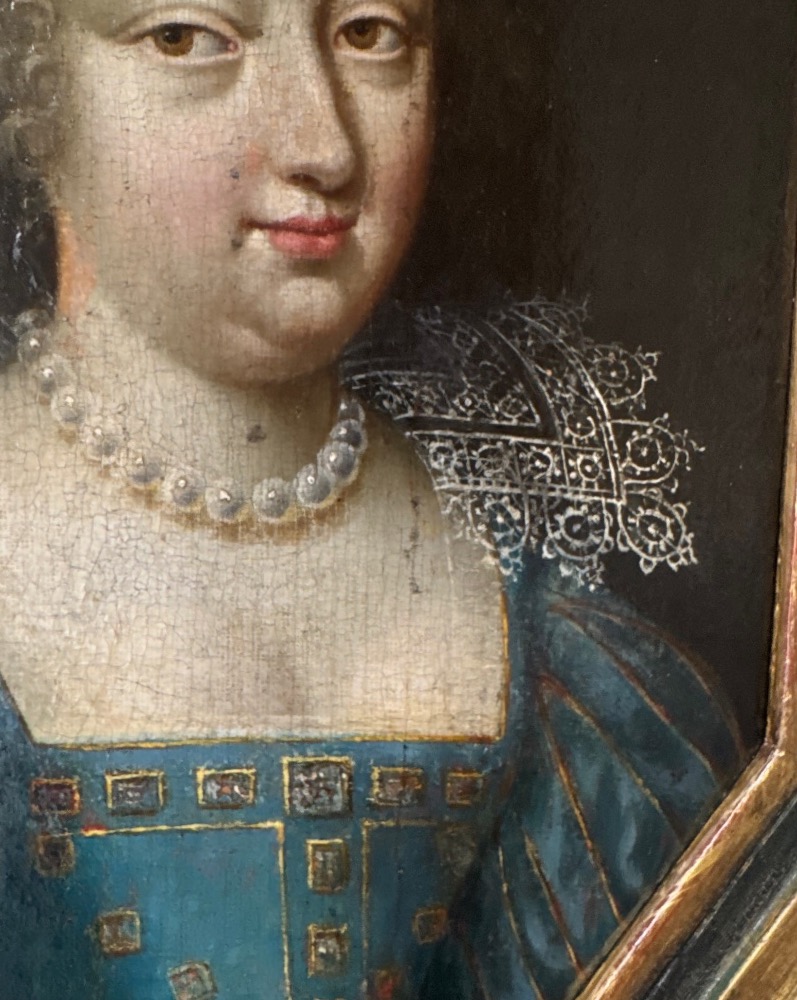 Portrait De Marie De Médicis, Entourage De Charles Beaubrun, 17ème Siècle -photo-2