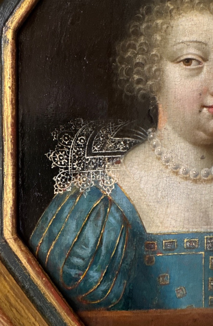 Portrait De Marie De Médicis, Entourage De Charles Beaubrun, 17ème Siècle -photo-3